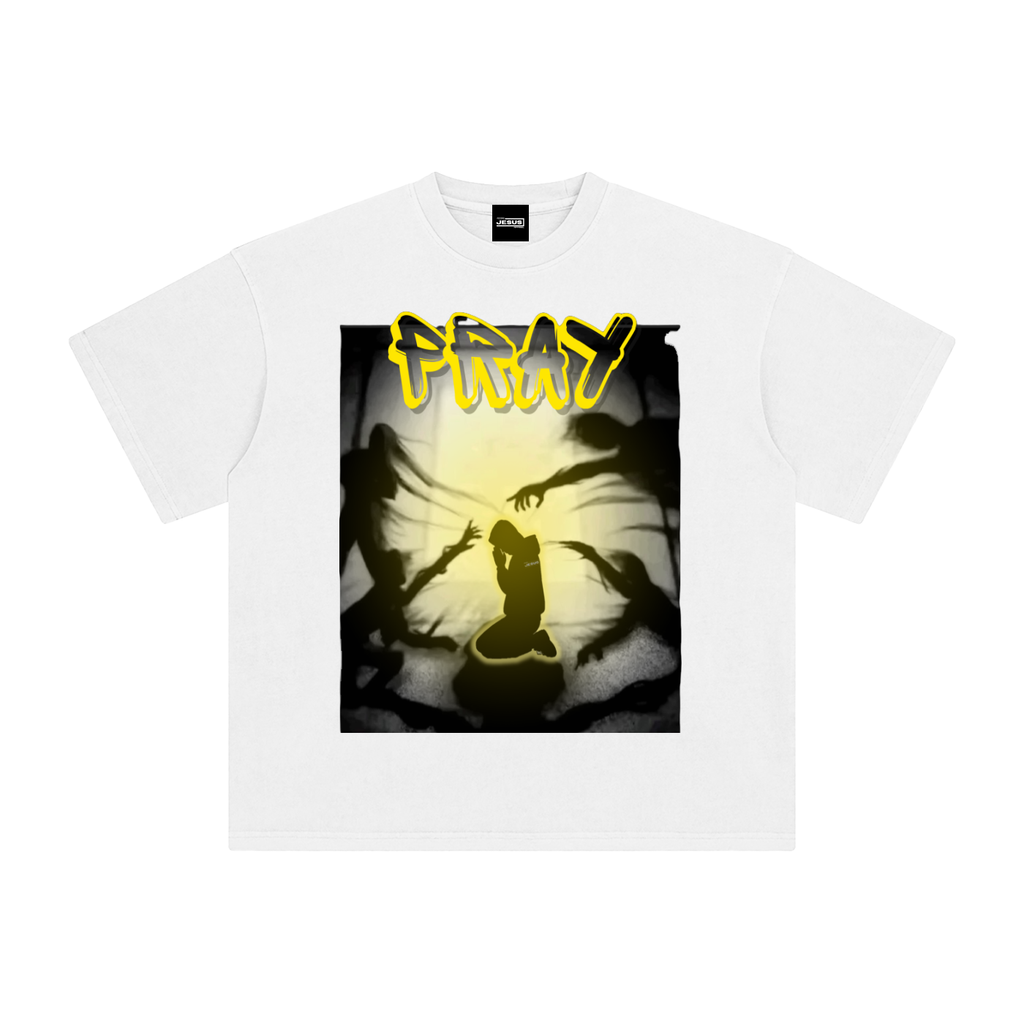 pray,white,t shirt,moore jesus 