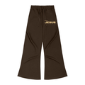 wide leg,brown,pants,moore jesus ,tracksuit