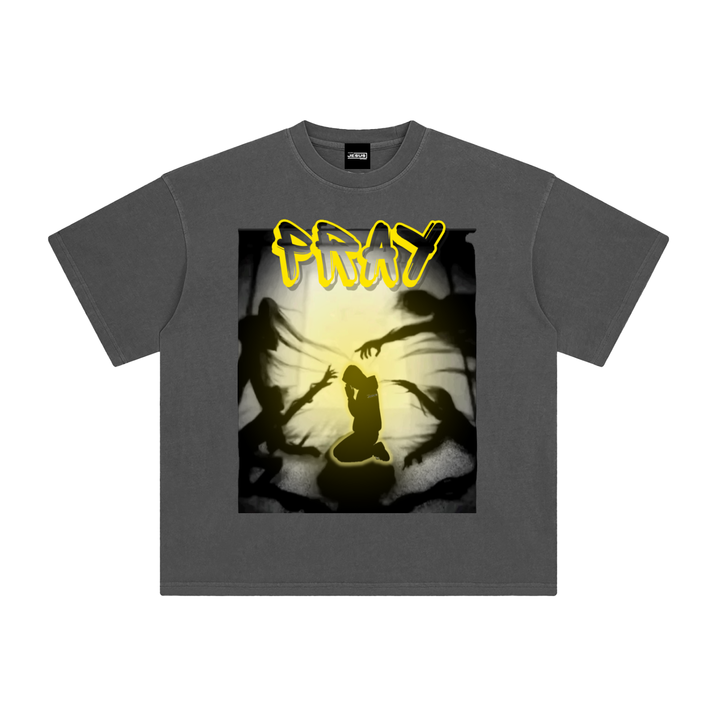 pray,gray,moore jesus ,t shirt