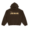 moore jesus,boxy,hem,wide leg,brown,hoodie