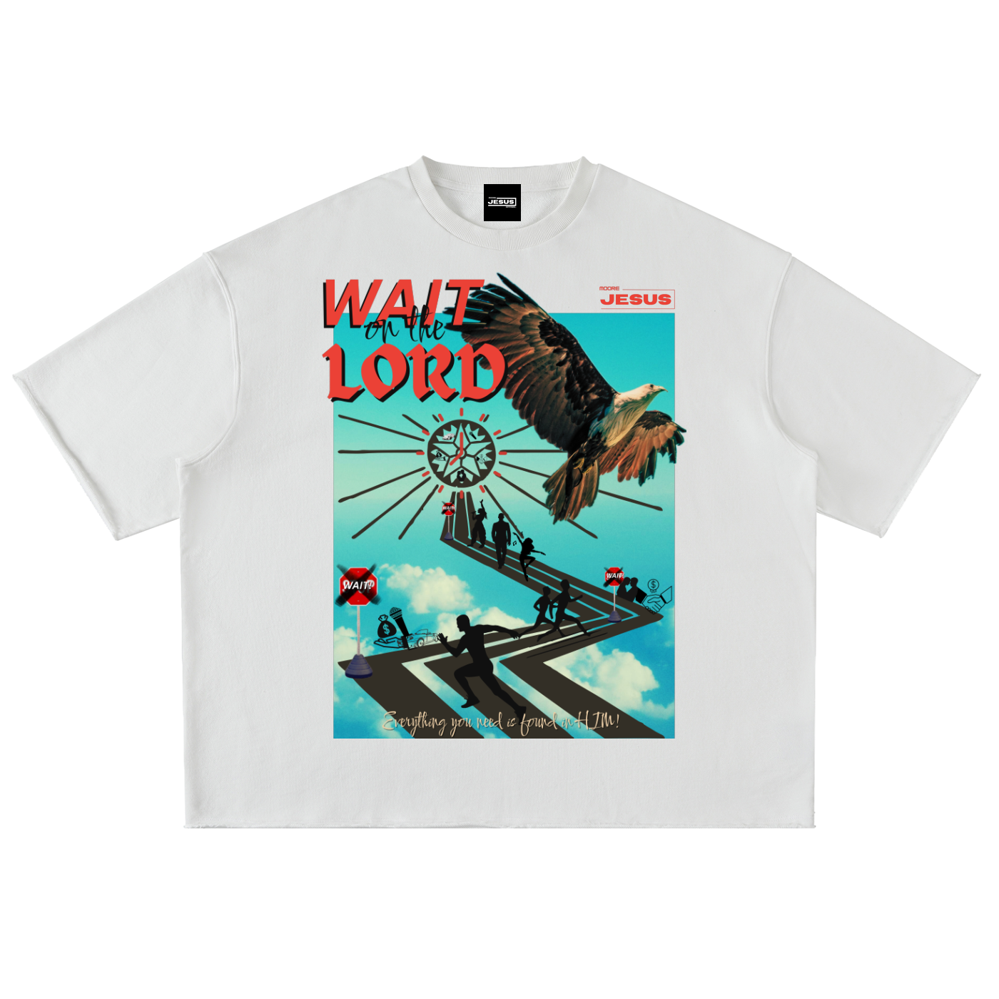 wait on the lord,moore jesus,t shirt