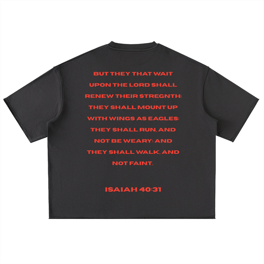 wait on the lord,moore jesus ,t shirt