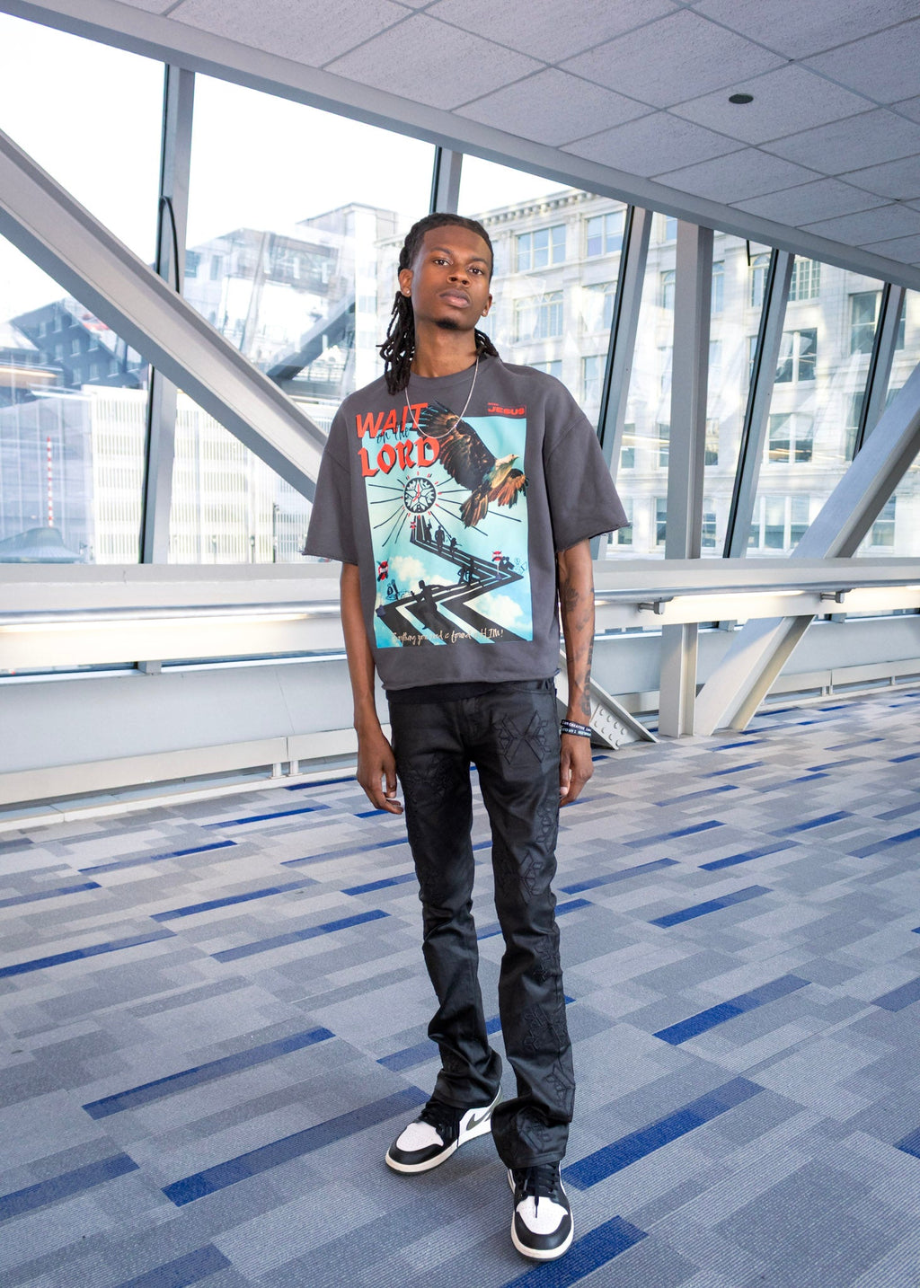 wait on the lord,moore jesus ,t shirt