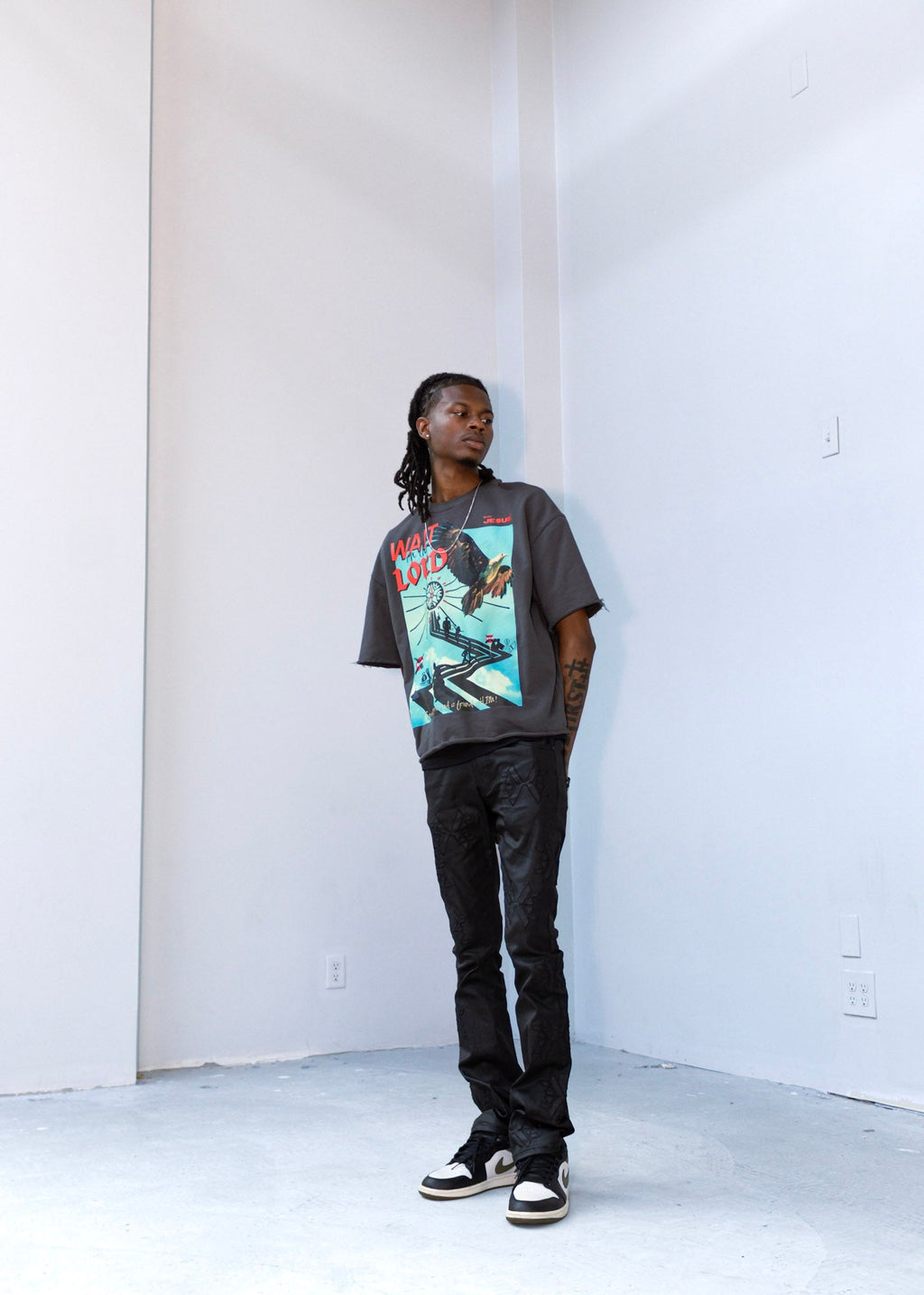 wait on the lord,moore jesus ,t shirt